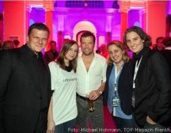 v.l.: Christian Bordzio (Geschäftsführer Kameha Suite), Christina Mäntele (Sales & Marketing Kameha Suite), Lothar Matthäus, Sandra Eisele (Event Sales Manager Kameha Suite), Nadine Moeller (Director of Sales & Marketing Kameha Suite)